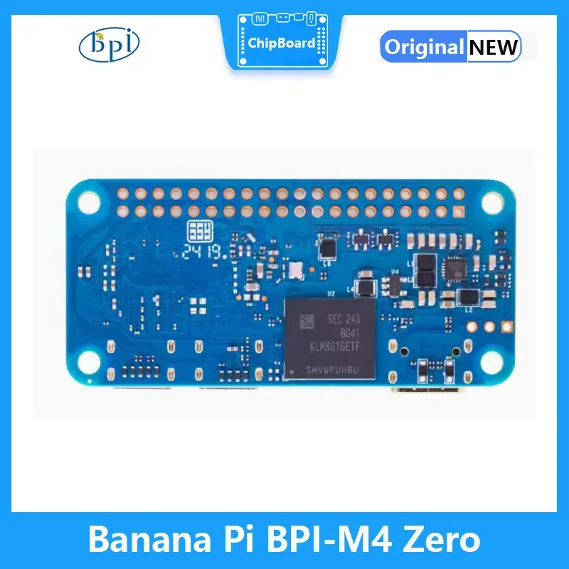 Banana Pi BPI-M4 ZERO: Allwinner H618,Quad-core ARM Cortex™-A53 Processor,2.4G/5G WIFI 2G LPDDR4 8G eMMC Single Board Computer