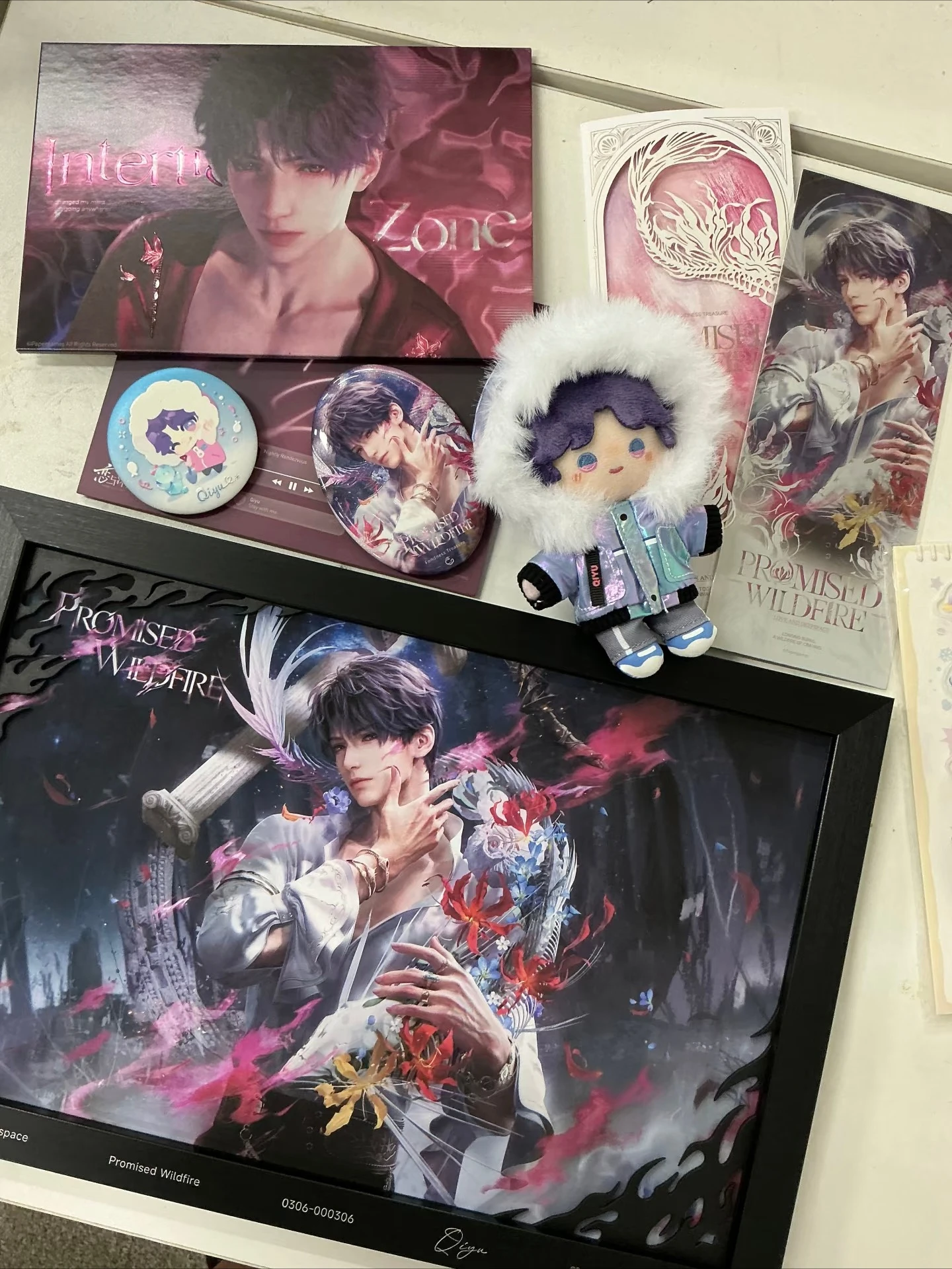 

[Winter Wanders] Official Merchandise Love and Deepspace Rafayel Shikishi Schedule Book Card Album Badge Shopping Bag in Stock