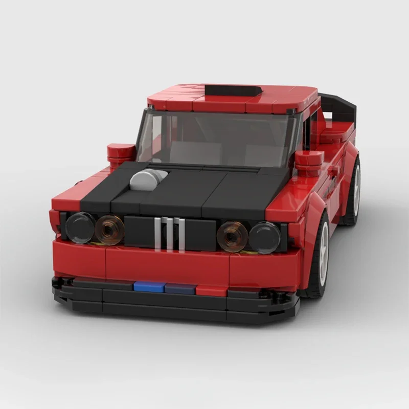 Modèle de voiture de sport de ville pour enfants, briques de construction MOC, champion de vitesse, cadeaux de technologie modulaire, assemblage de vacances, jouets trempés, E30