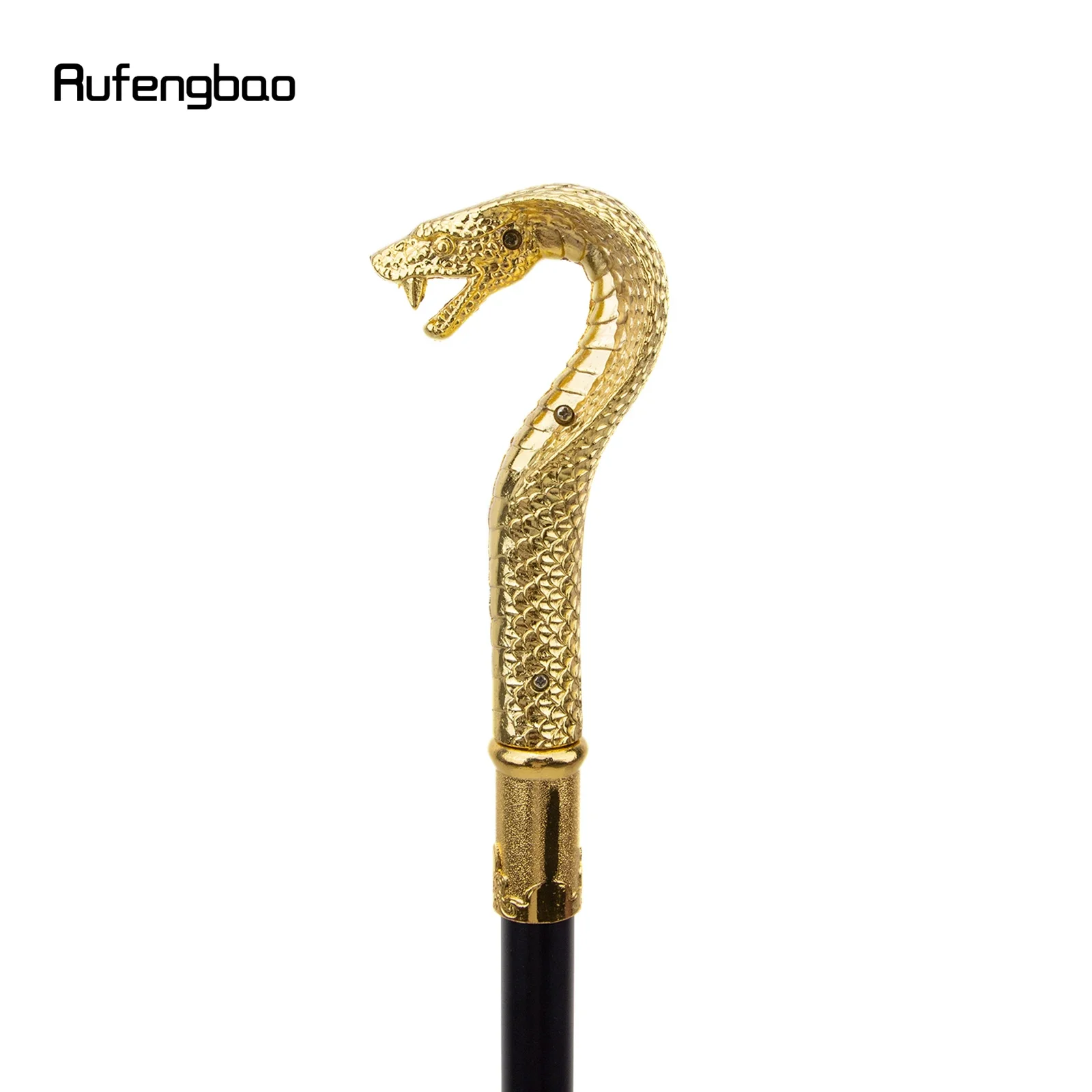 Золотая роскошная ручка-змея, модная трость для вечерние, декоративная трость для ходьбы, элегантная ручка-трость, трость для ходьбы 93 см