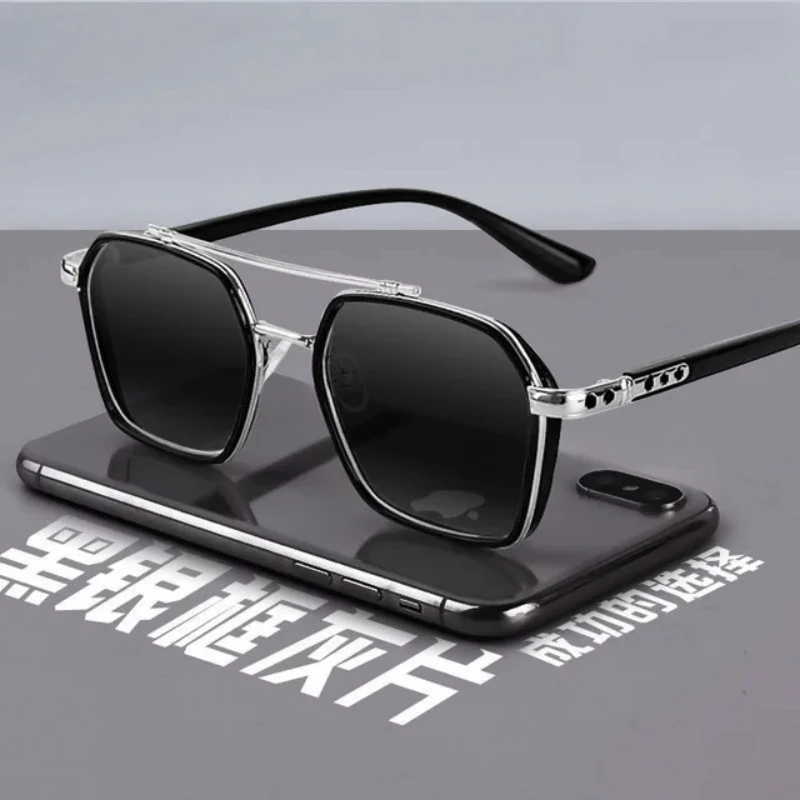 Trendy Anti-UV Sunglasses Men'S Simple Day Night Driver Sun Glasses Women Fashion Vintage Eyewear Shades UV400 Protection - view 3