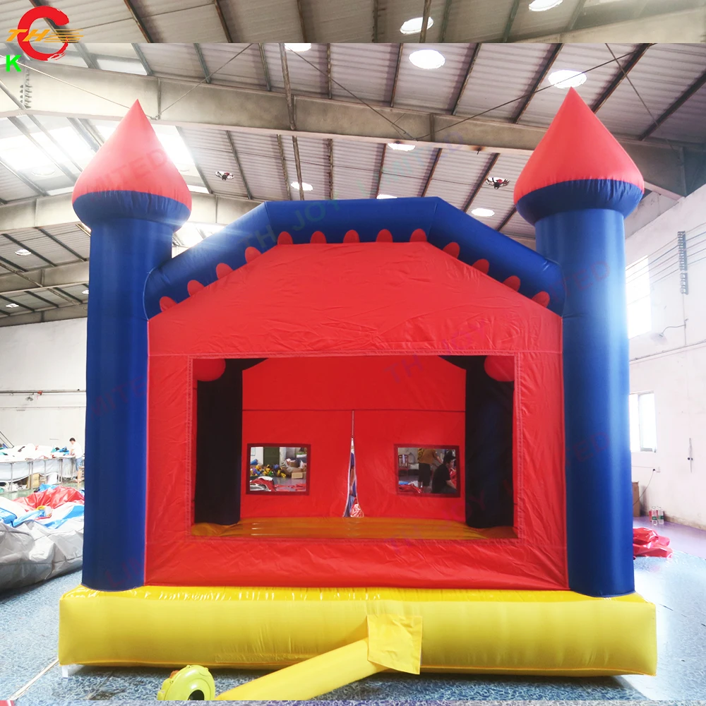 

Free Shipping 4x4m Close Inflatable Bouncer Jumping House Air Bouncy Castle for Sale