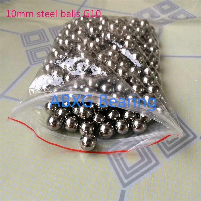 ABXG 50pcs/lot 10mm 10 chrome steel balls high precise G10 level 10mm steel ball