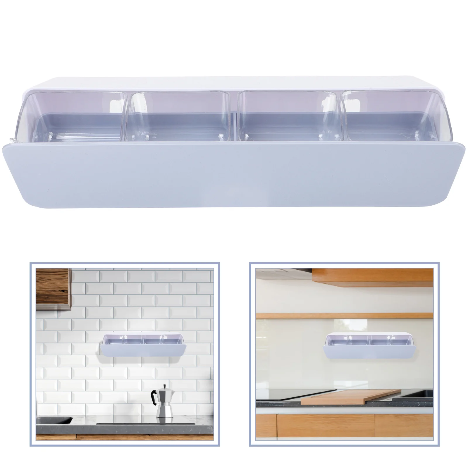 

1Set Kitchen Seasoning Box Practical Decorative Good Sealing Performance Insulates Oil Keeps Spices Spice Box