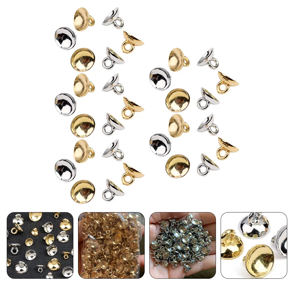 

400Pcs Pearl Bail Pin Peg Jewelry Making Supplies Smooth Workmanship Long-Lasting Wear Half-Drilled Beads Tray Connectors