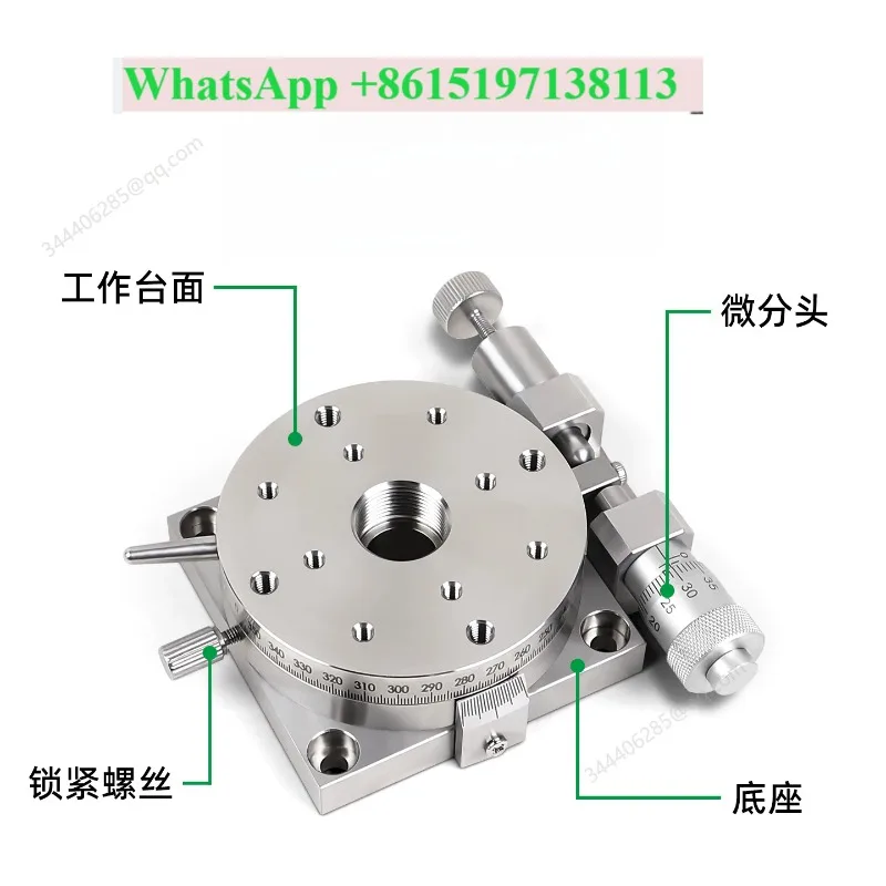 R-axis manual rotary displacement platform stainless steel precision slide table instead of ELF31-60/85/RPGS60/85