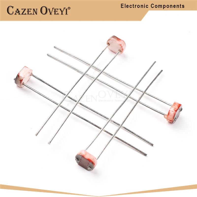 20pcs/lot 5539 light dependent resistor photoresistor resistor 5mm photosensitive resistance 35512