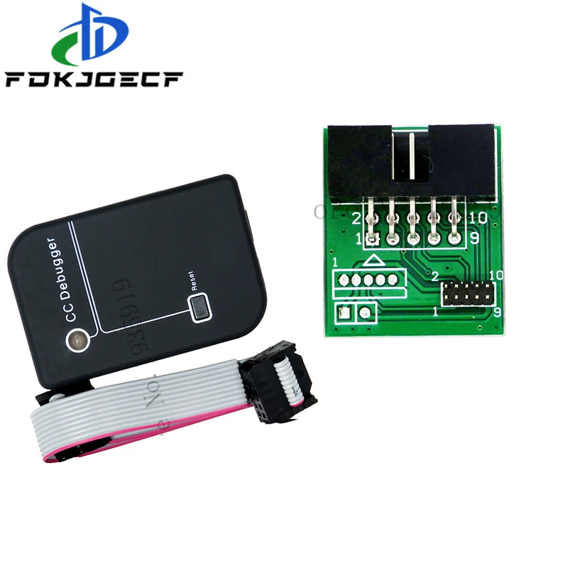 Zigbee Emulator CC-Debugger USB Programmer CC2540 CC2531 Sniffer with Shell Bluetooth Module Connector Downloader Cable