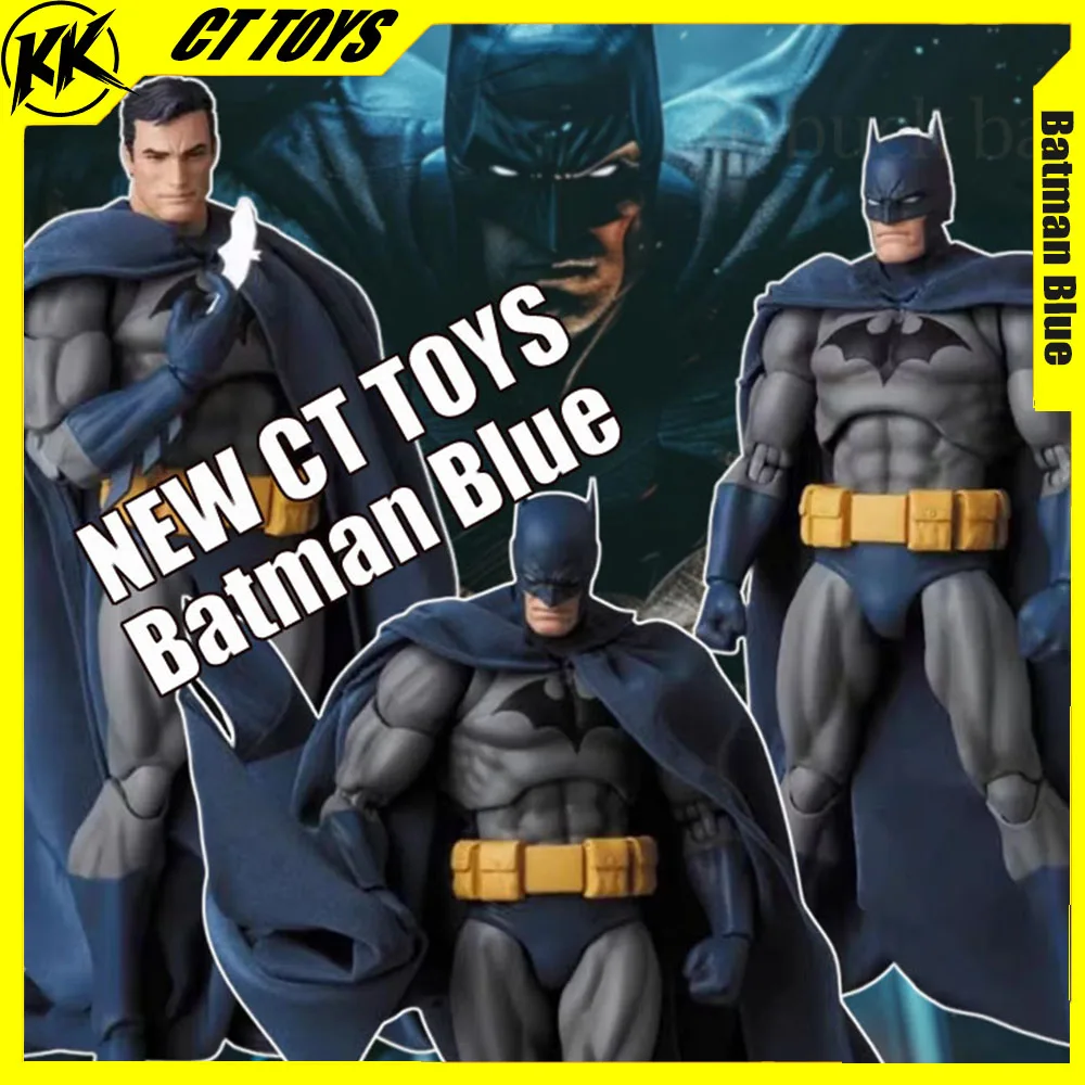 

New Ct Toys Batman Blue Hush Version Mafex 105, черная версия, Dc Bat Man, аниме, фигурка из ПВХ, модель, коллекционные подарочные игрушки