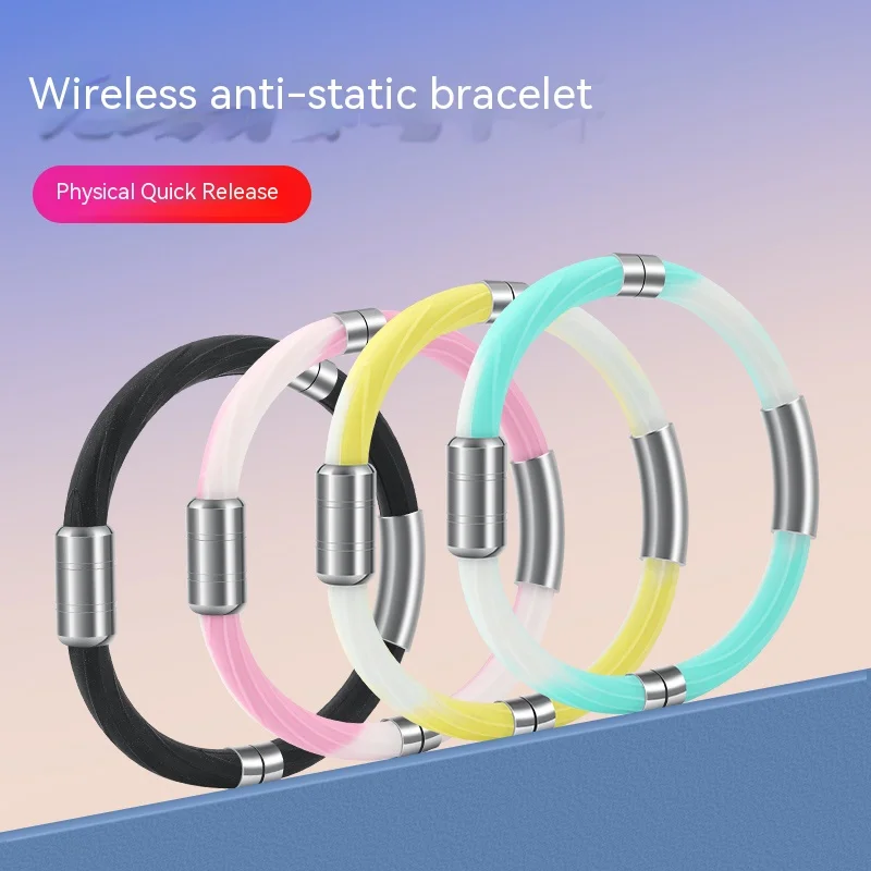 Antistatic Band Wrist Strap Winter Safe Anti-static Bracelet Electrostatic Remover Key Ring Elimination Vehicle Supplies