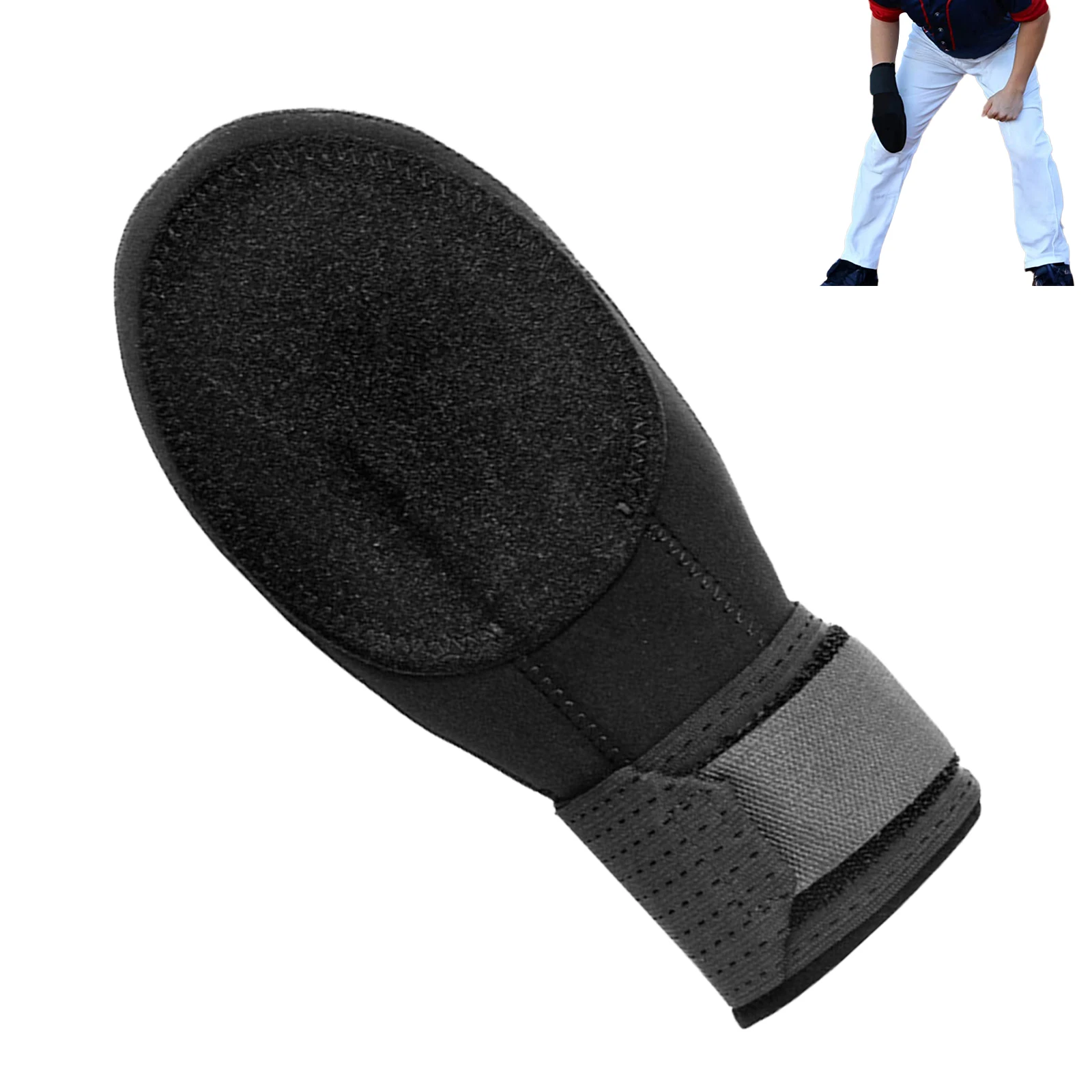 

Бейсбольные раздвижные перчатки для левой и правой руки, универсальный дизайн для взрослых, софтбола, дышащие гибкие варежки с компрессионным ремнем