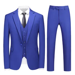 G651055 Gentleman's casual suit men's full set of professional work suit formal suit newlywed groomsmen dress