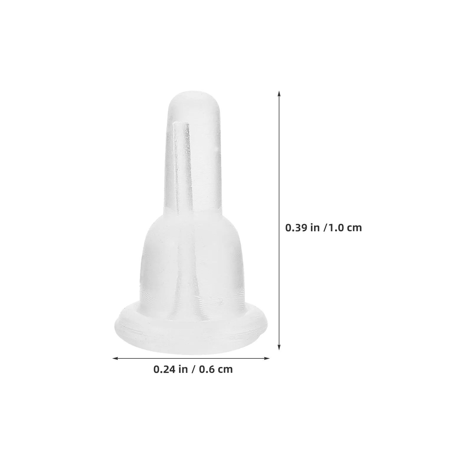 150Pcs Clear Silicone Earring Backs Soft Full Cover Transparent Secure Stoppers Suitable for Studs Hook Earrings Jewelry Making