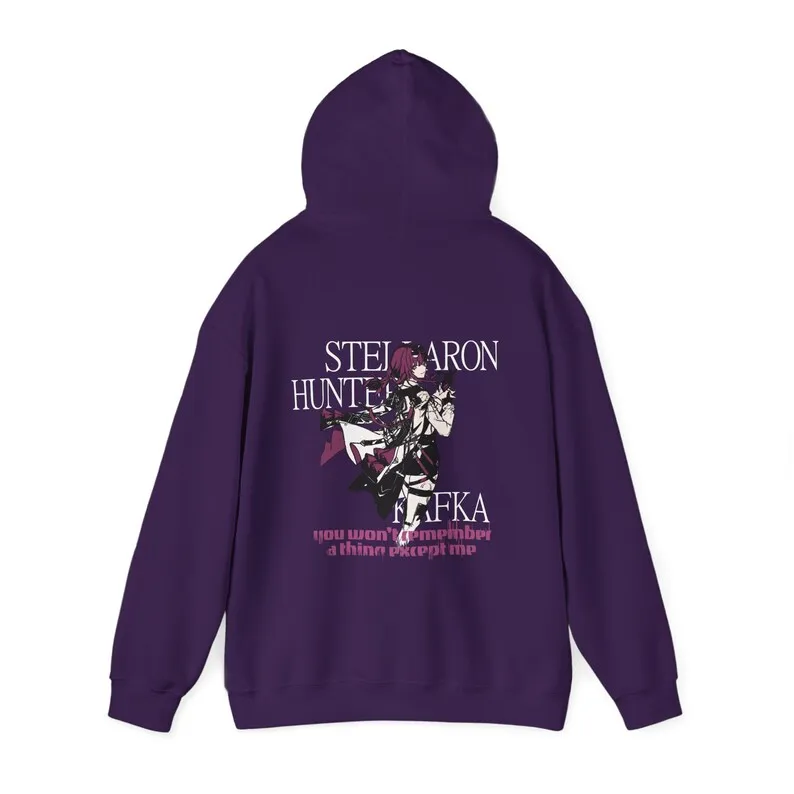 Kafka Honkai Star Rail Stellaron Hunter Manga Aesthetic Subtle Anime Graphic Cozy Heavy Blend Sweatshirt Hoodie Sweater