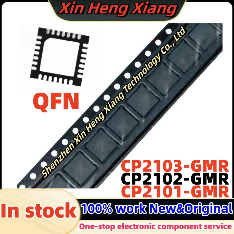 

(2-5pcs)CP2103 CP2101 CP2102 CP2101-GMR CP2102-GMR CP2103-GMR QFN-28