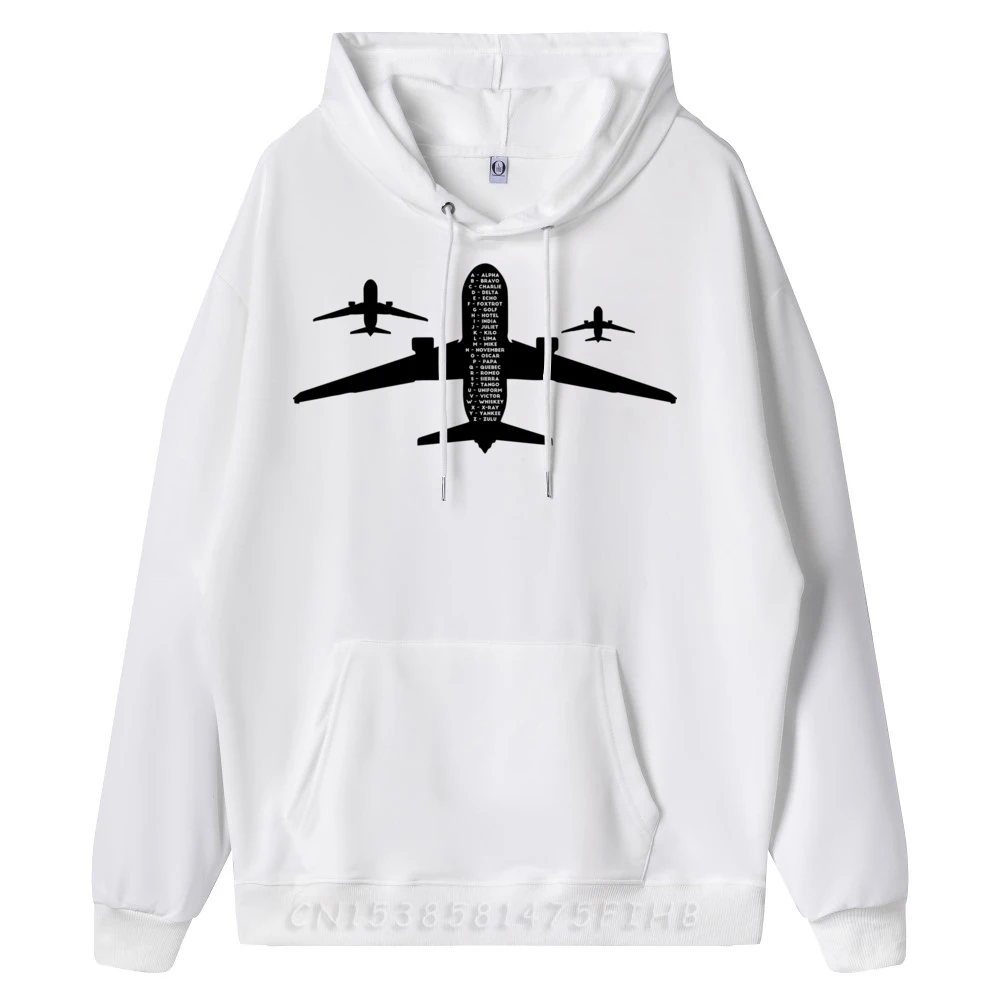 

Phonetic Alphabet Pilot Cadet Airplane Graphic Tee Hoodie Natural Original Mens Sweatshirts Mens Hoodies Classic