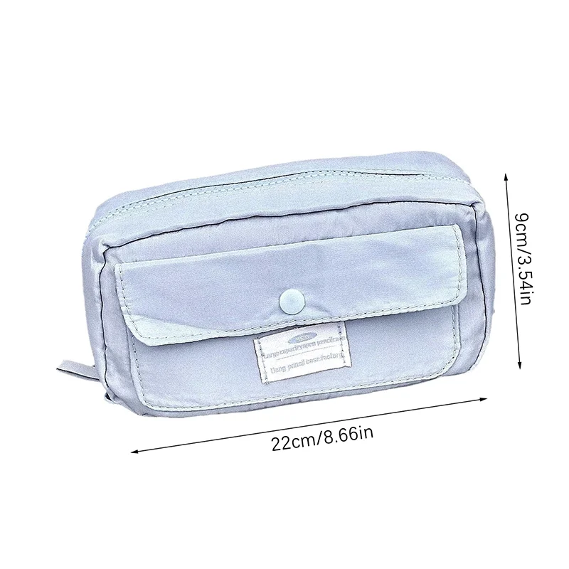 مقلمة ذات سعة كبيرة حقيبة أقلام رصاص حقيبة مستحضرات تجميل لطيفة حقيبة قماش قلم رصاص مستلزمات الطلاب العودة إلى المدرسة اكسسوارات هدية