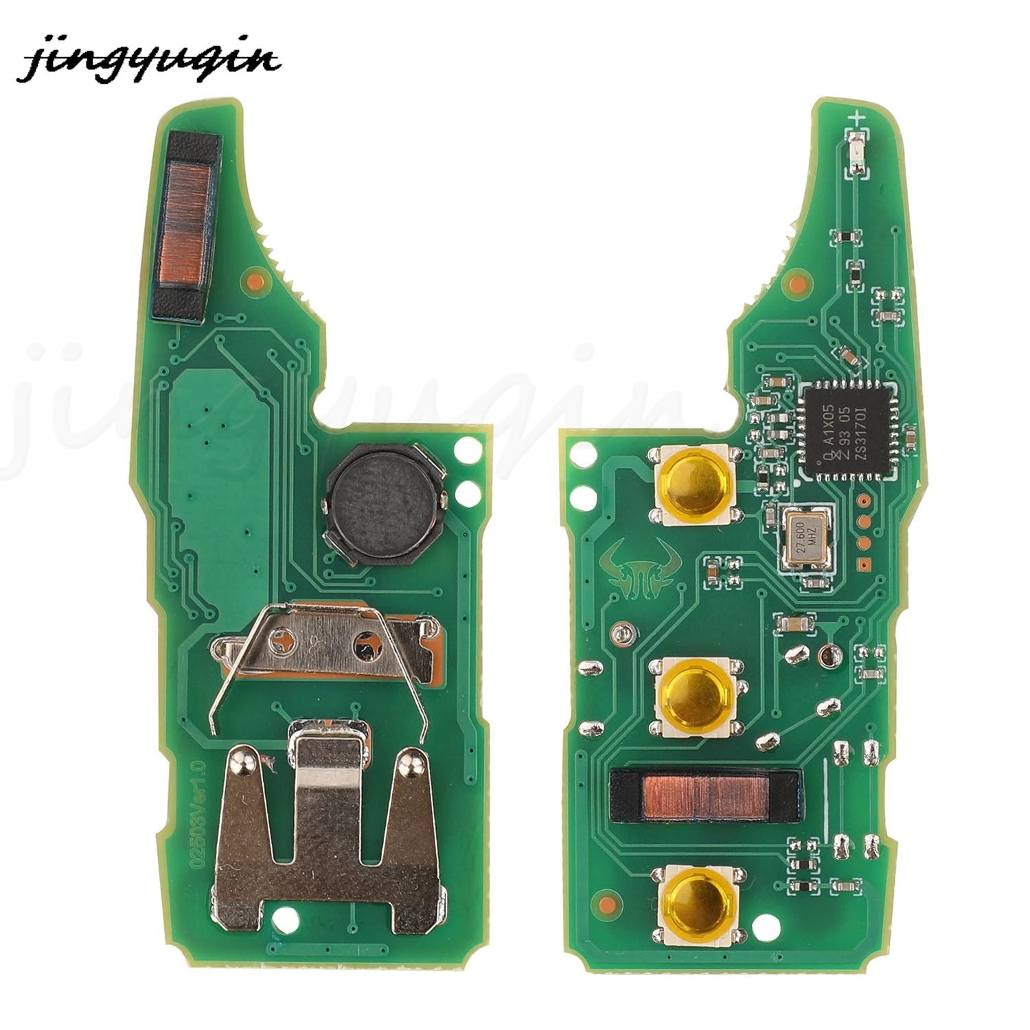 Jingyuqin zdalny klucz samochodowy 5 k0837202aj 434Mhz ID48 Chip do VW Beetle Eos Golf Jetta Sharan Skoda bezkluczykowy