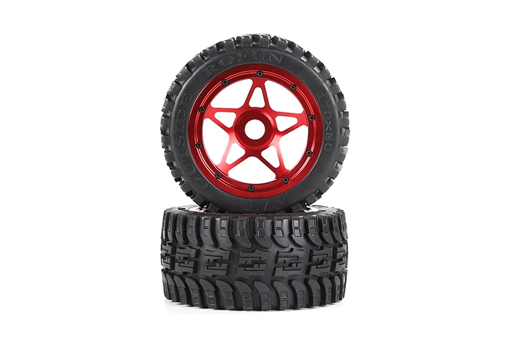 Conjunto de roda de cubo de roda de liga de alumínio de usinagem CNC para 1/5 ROFUN HPI BAJA 5B