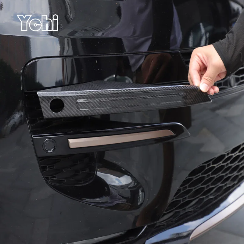 

Real Carbon Fiber For Land Rover Range Rover Sport 2023-2025 Car Front Fog Lamp Decorative Frame Sticker Car Accessories