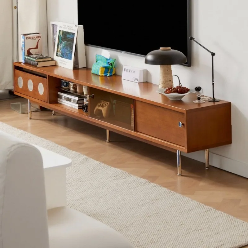 

Wood Organizer Tv Table Universal Storage Designer Drawers Luxury Display Mobile Tv Stands Living Room Muebles Home Furniture