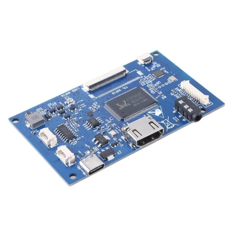 1024x600 40pin LCD TTL Controller Board 1CH LCD Layar Layar Driver Board Konsumen Elektronik