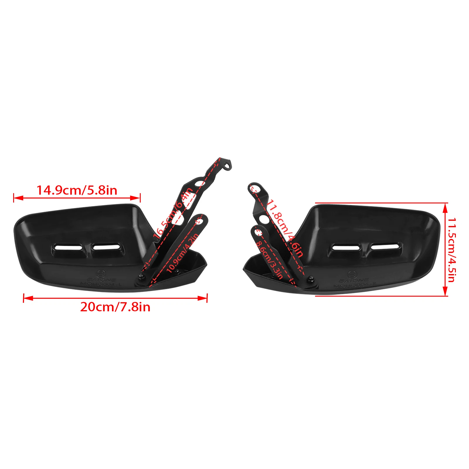 XNASU Protection Protège-mains, Bouclier De Protection Des Mains, Pare-brise Pour HONDA SH300 SH300i SH 300 2011 – 2022 (Couleur : Or, Size : Normalcy