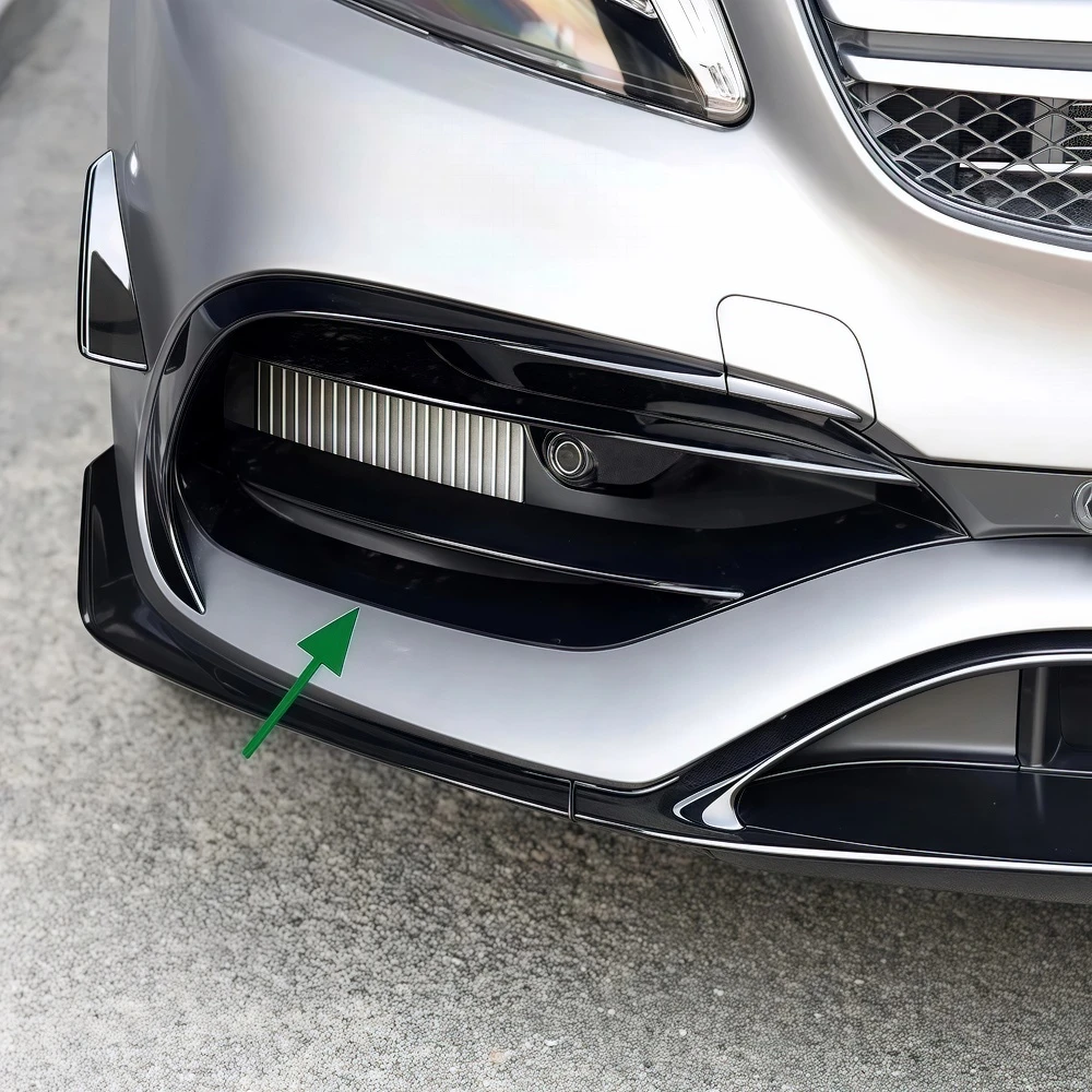 Front Spoiler Splitters Canards Trim Grills Frame FogLamp Cover For Mercedes Benz A Class W176 A200 A250 A45 AMG Air Vent Trim view 6