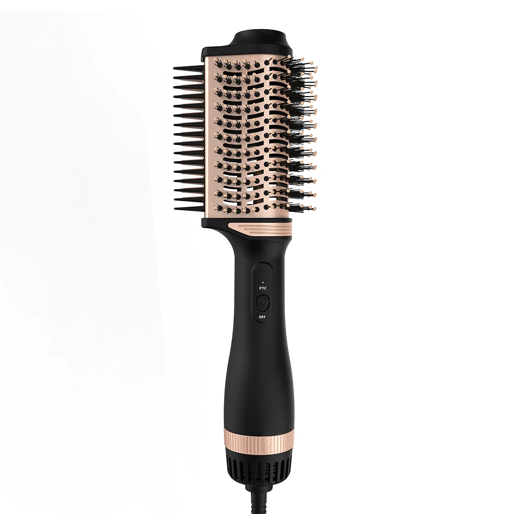 

Hot Selling Factory Direct Supply Accept Customized PTC Wide Comb Teeth Multifunctional Fast Dying Portable Hot air Brush Comb