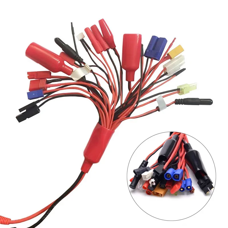 

19 In 1 RC Battery Charging Cable Multi Charge Connector Adapter Line RC Model Vehicle Parts Hobbies Toys Accessories