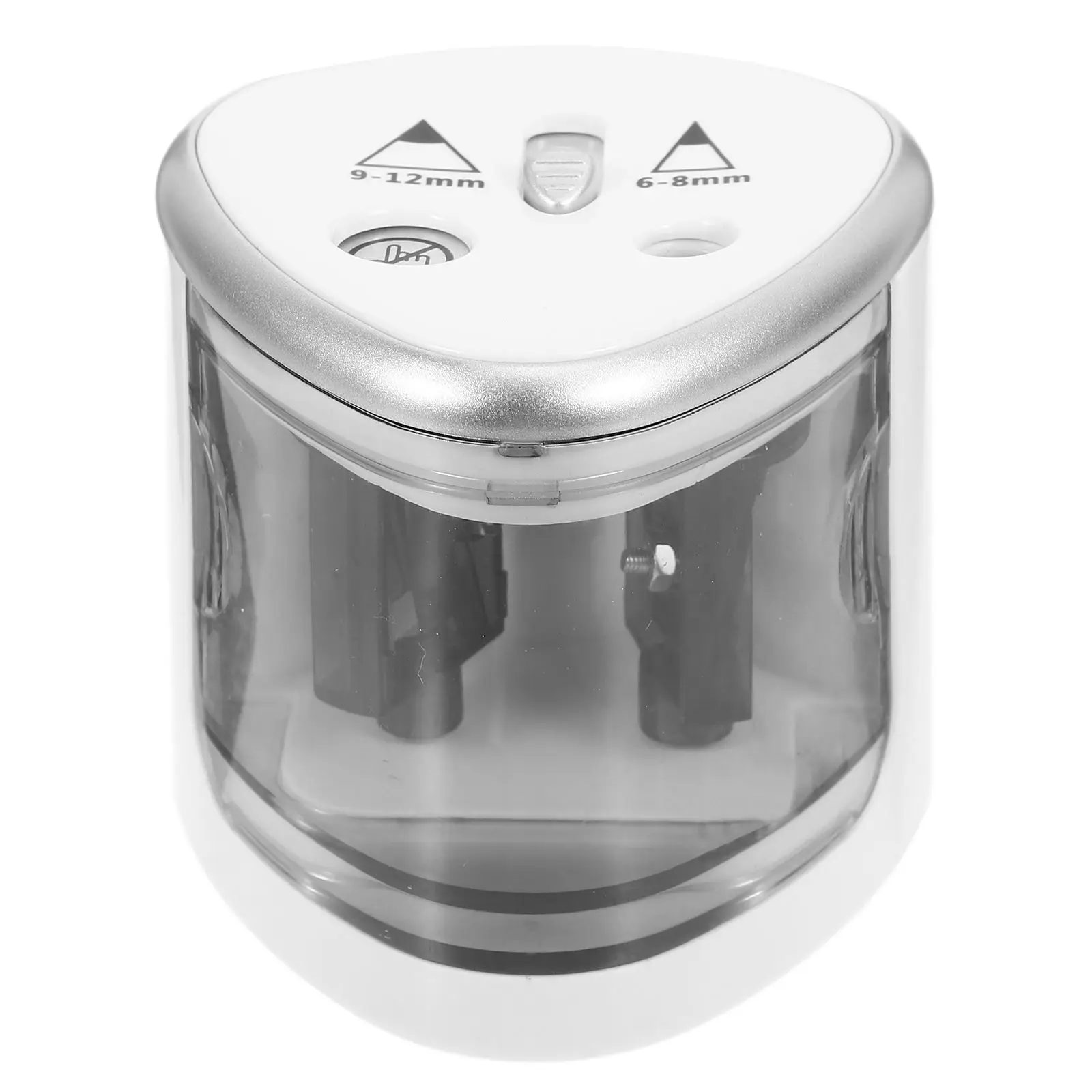 

Electric Pencil Sharpener Dual Hole Automatic Operated Safety Students Artists Office Use School