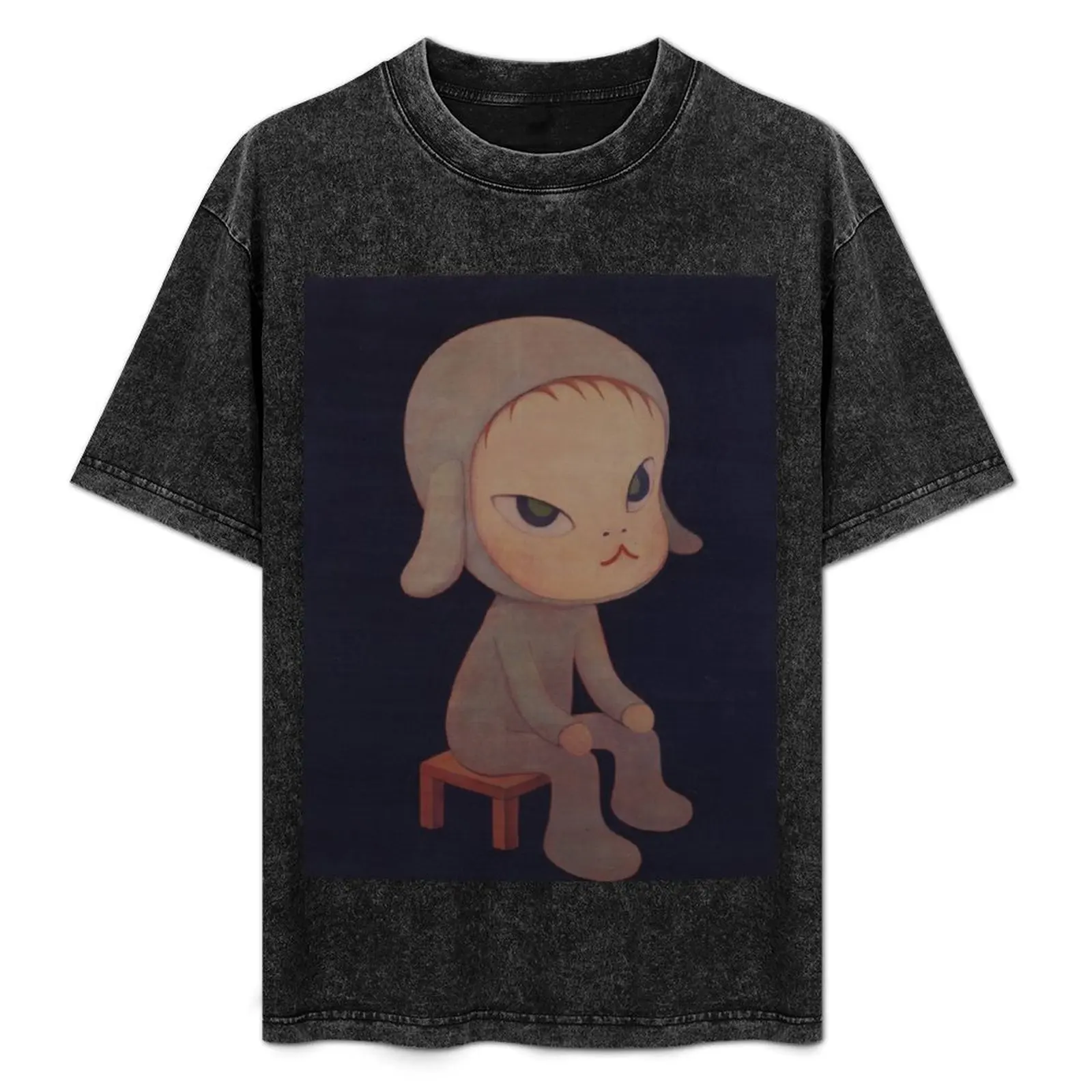 

Yoshimoto nara T-Shirt plus sizes korean fashion sports fans funny shirt cotton men t shirts