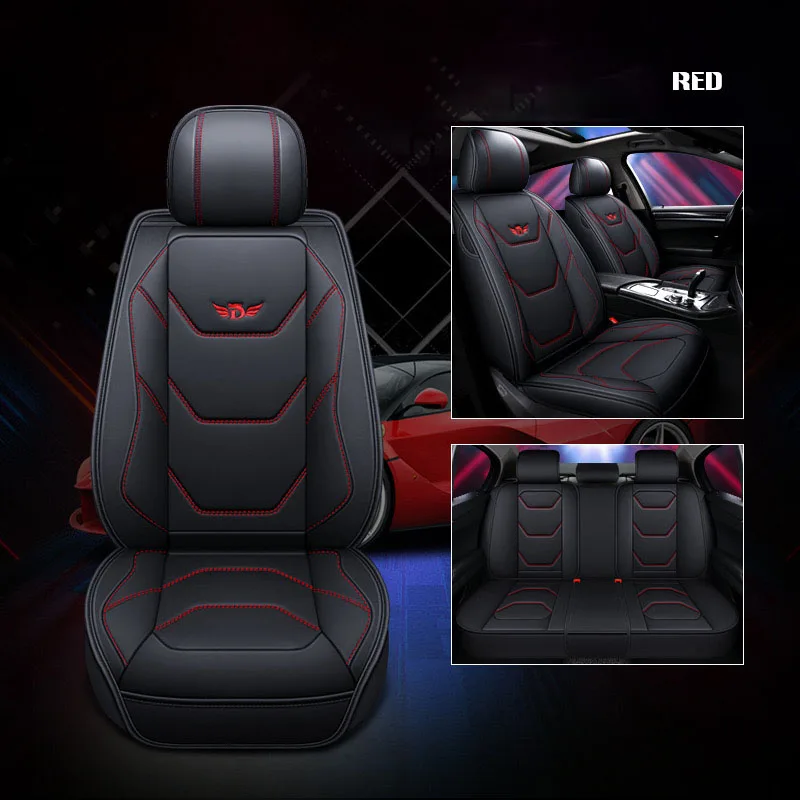 Universal Leather car seat covers For Chery EQ QQ Ice Cream  EQ1 Tiggo 3xe EQ7 A1 A3 all car model accessories Vehicle supplies