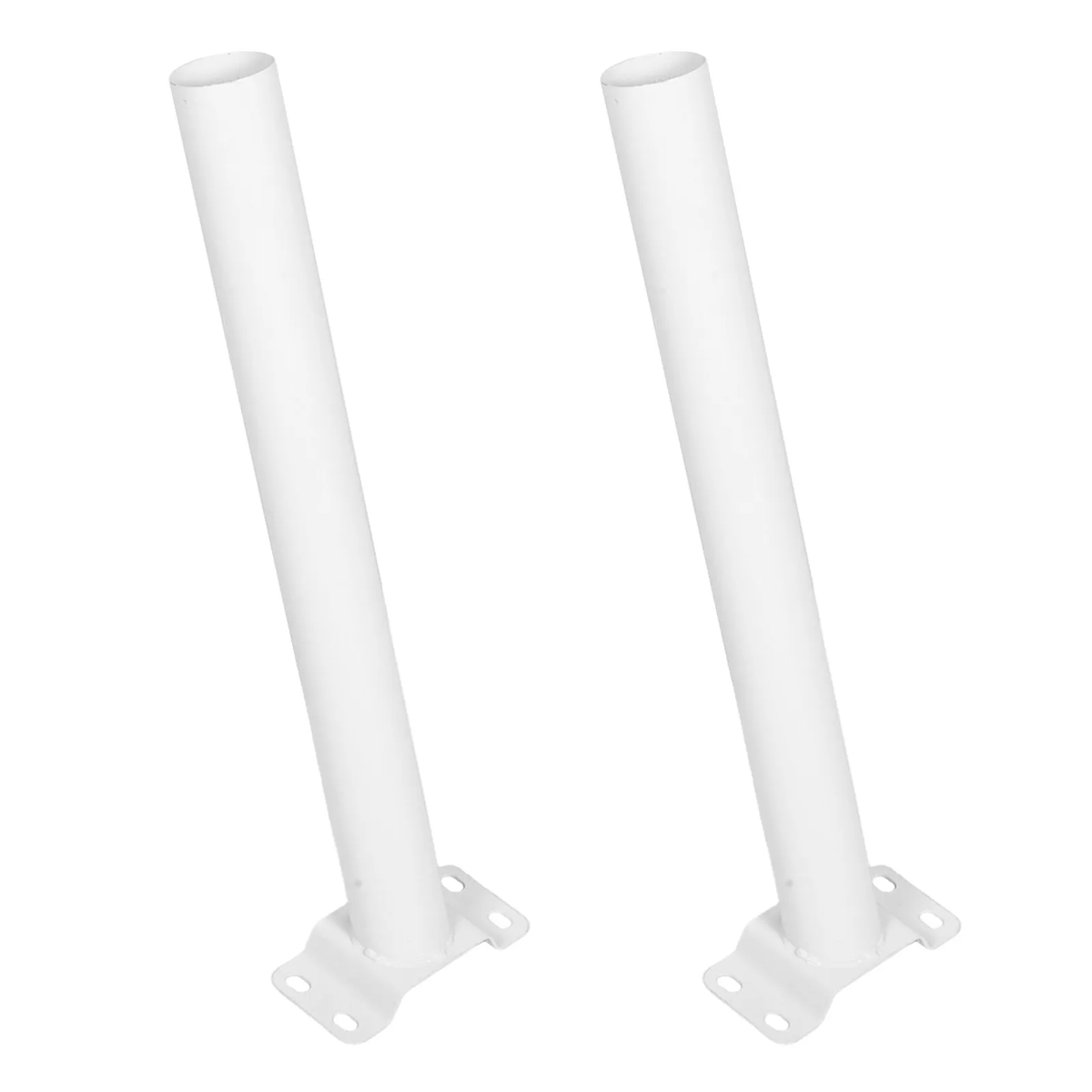 2Pcs Solar Street Light Bracket Integrated Sturdy Weatherproof Mounting Arm for Roads Gardens Pathways Outdoor