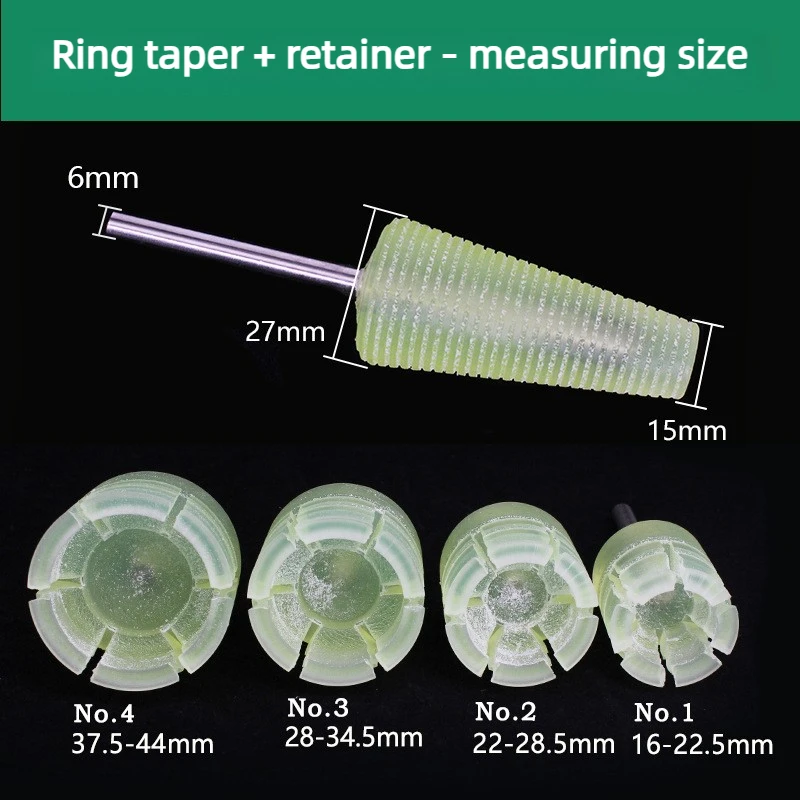 PU Ring Mandrel Holder, Adjustable Cone Ring Clamp for Inner & Outer Polishing, Thumb Ring Buffing Fixing Tool