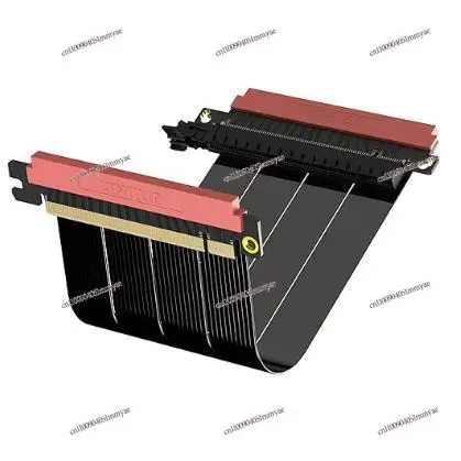 Dual reverse graphics card extension cable high speed stable soft ultra low loss support 5090