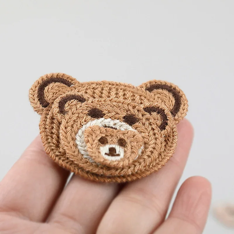 DIY Versatile Cartoon Teddy Bear Embroidery Patch Bag Down Jacket Phone Case Hair Decoration Shoes Socks Sweater Patch Patch