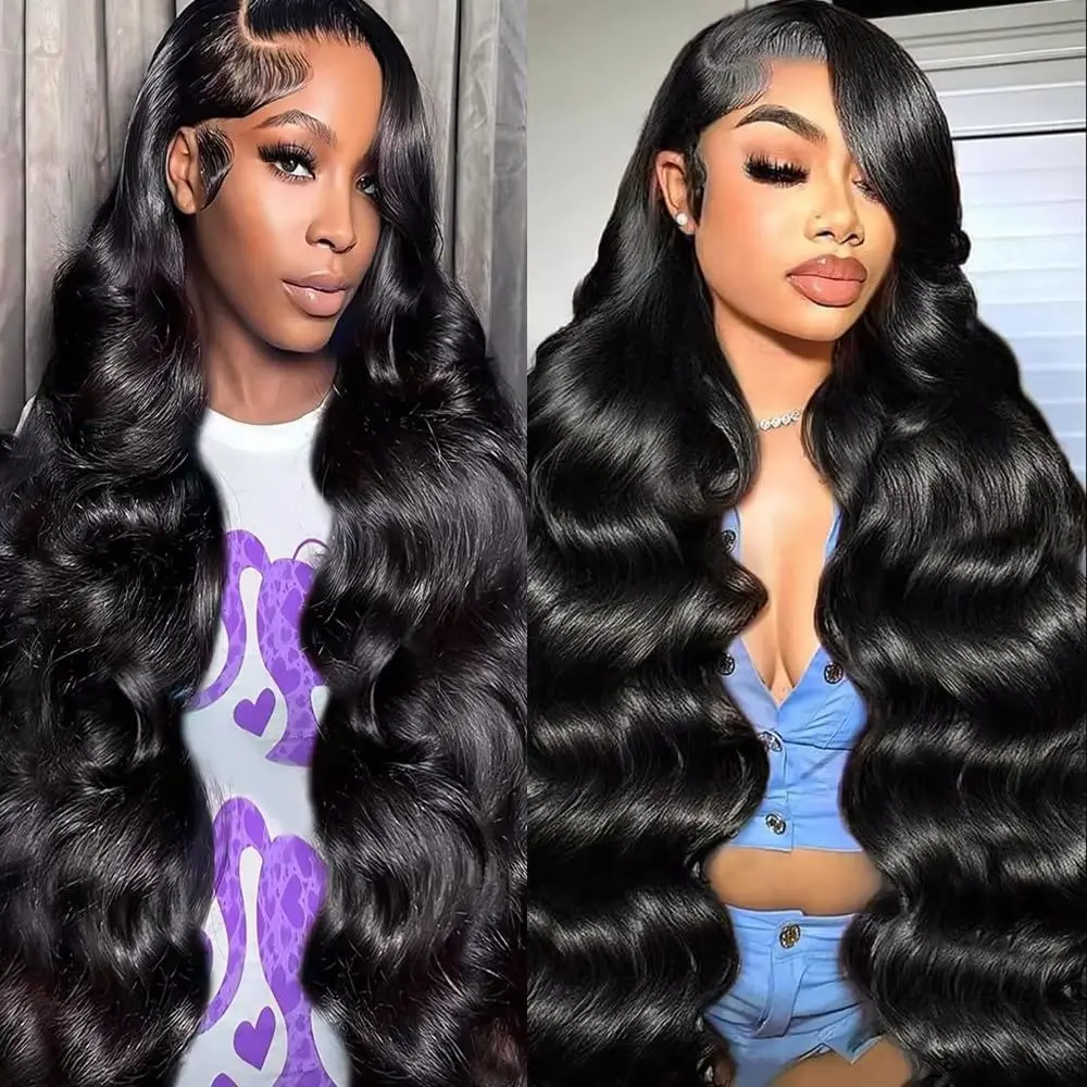 

Body Wave 13x4 Hd Lace Front Human Hair Wigs 30 40 Inch 13x6 Hd Brazilian Pre Plucked Lace 360 Lace Frontal Wigs For Women