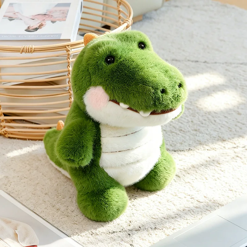 Juguete de Peluche de Cocodrilo Verde en Oferta, Muñeco de Peluche Suave de Animales, Muñeco de Peluche de Cocodrilo, Juguete de Dibujos Animados, Regalo de Cumpleaños