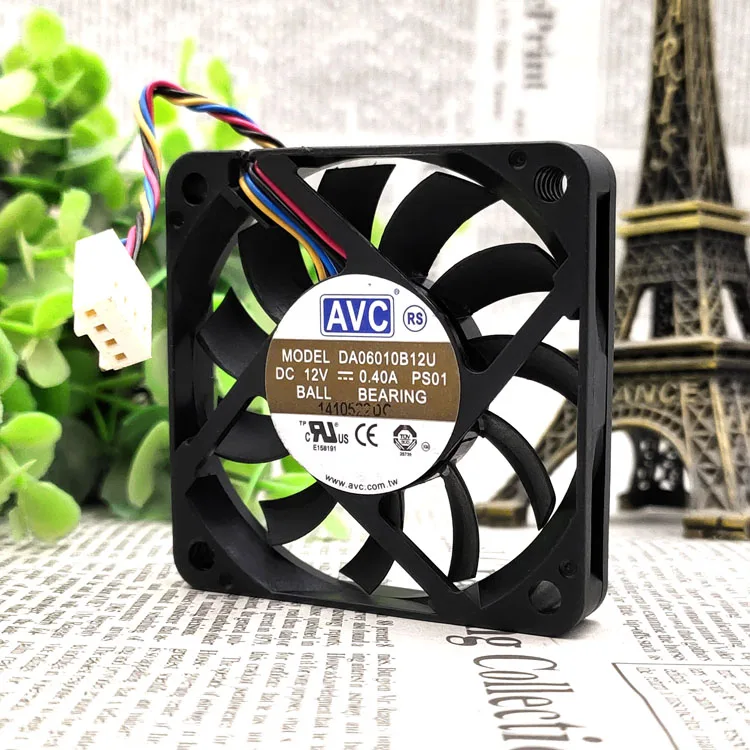 

12V0.40A DA06010B12U 6010 CPU 6CM 4WIRES PWM FAN