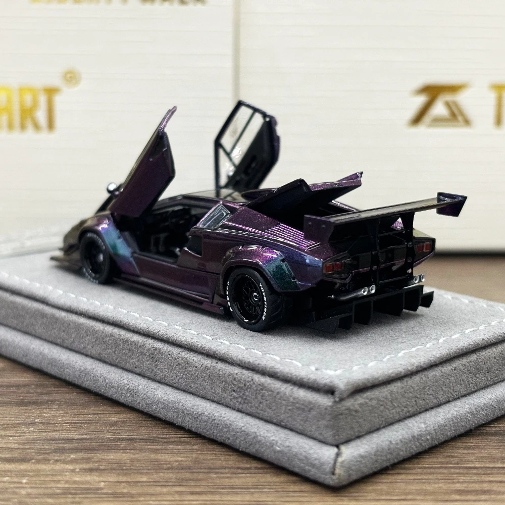 TopArt 1:64 Malaysia LBWK Countach Chameleon Color Diecast Model Car nel 2025