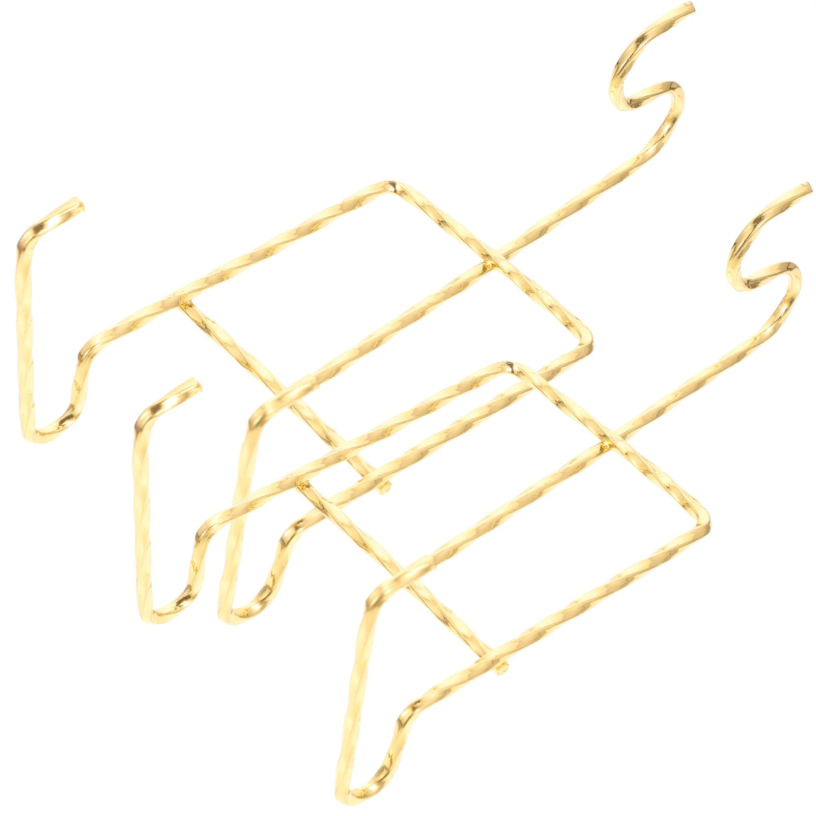 

2Pcs Coffee Cup Rack Metal Display Stand Iron Organizer for Home Mall Counter Showcase Modern Design Long