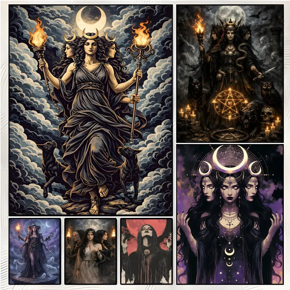 Character Mythology Hecate Poster Superior Home Space  Indoor Decorative Art & Home Decor
