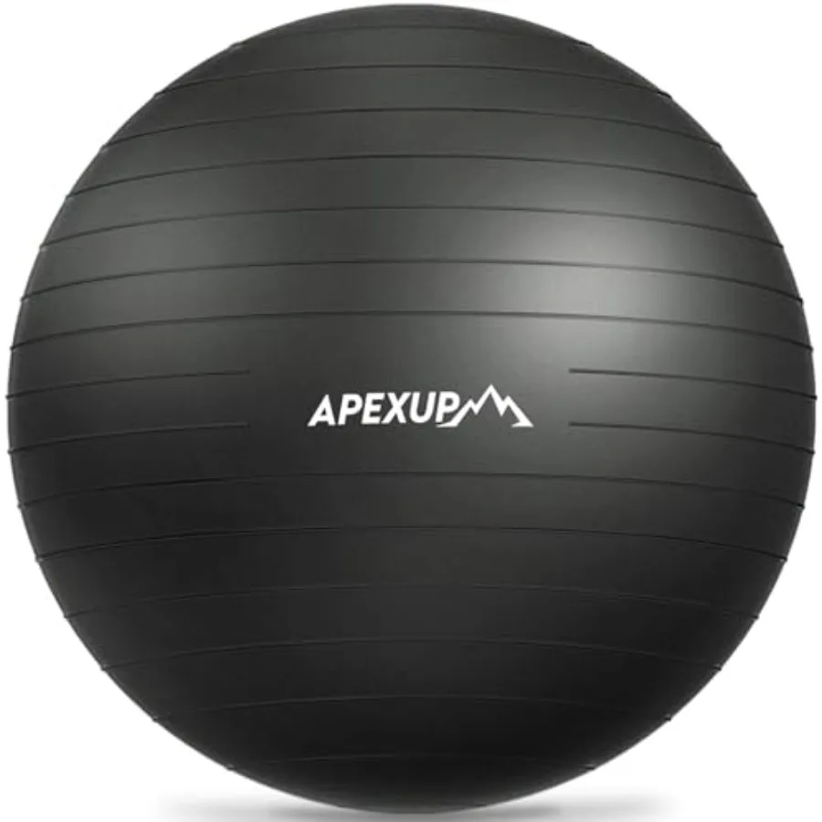 

Yoga Ball Exercise Ball Anti Slip Heavy Duty for Fitness, Balance and Core Workout, Balance Training, Pregnancy and Physical Th