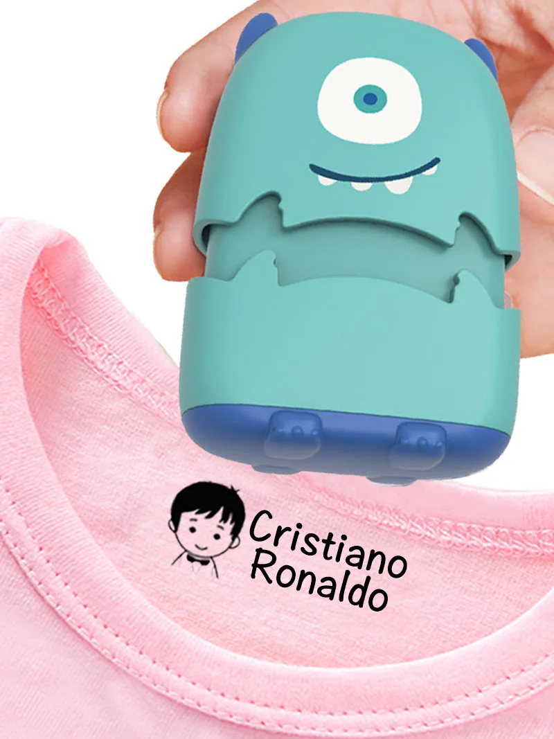 Sello personalizado para ropa, pegatina con nombre, bricolaje, para la escuela, impermeable, niños, niñas, profesores, estudiantes, sello personalizado para compras, No se decolora