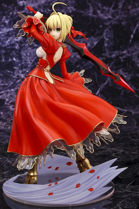 No box 2022 Promotional price 23cm 100% Japanese original anime figure saber red dress ver action figure