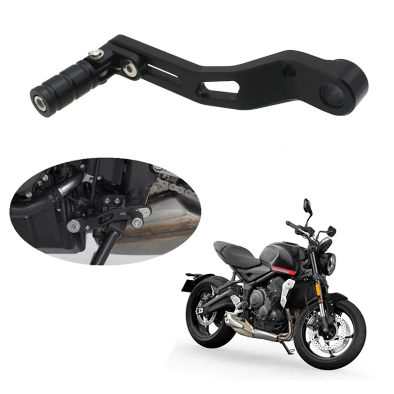 A03Q-دراجة نارية قابلة للتعديل قابلة للطي والعتاد شيفتر التحول دواسة رافعة ل ترايدنت 660 Trident660 2021 2022 2023-(B) أجزاء الملحقات