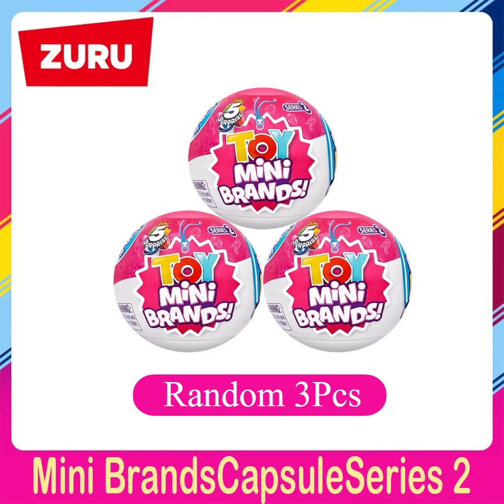 Zuru 5 Surprise Toy Mini Brands Supermarket  Mini Brands  Store 2 Toys Mystery Real Miniature Brands Collectibles offichal store view 5