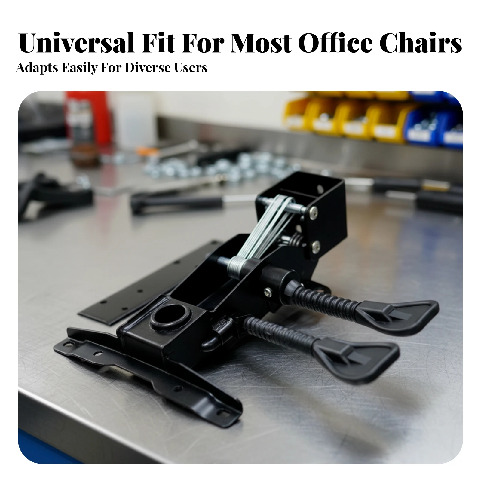 Furniture Hardware Bolt Holes Office Chair Recline Mechanism Tilt Control Mechanism Steel