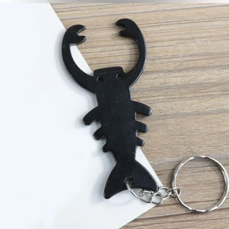 Mini Shrimp Bottle Opener Lobster Bottle Opener Scorpion Bottle Opener Portable Bottle Opener With Key Ring Home Keychain